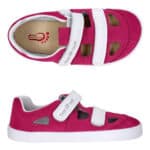 sandalias lona 3f barefoot cross fucsia