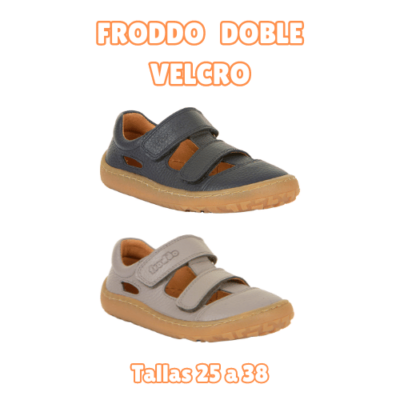 Sandalias respetuosas FRODDO Doble Velcro (1)