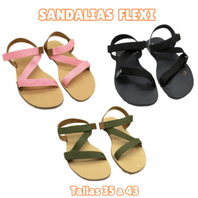 sandalias respetuosas deditos Flexi