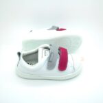 ZAPY - BLANCO - FUCSIA (VELCRO GRIS Y FUCSIA) AH214001