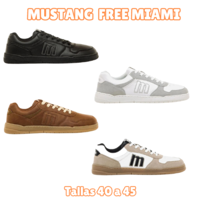 Zapatillas Respetuosas Mustang free miami