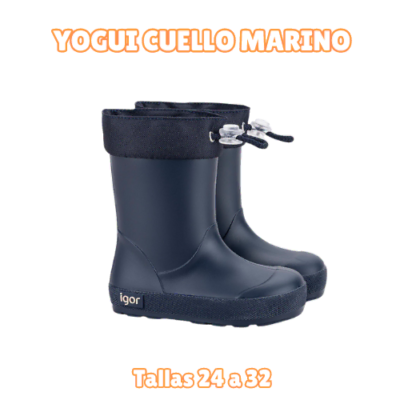 botas respetuosas igor Yogi Cuello marino