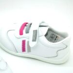 ZAPY – AH200279- BLANCO-FUXIA (color blanco + cordones bicolor rosa y gris)