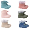 Botas de agua respetuosas IGOR MENDI barefoot en azul, verde, dino, gato, rosa,