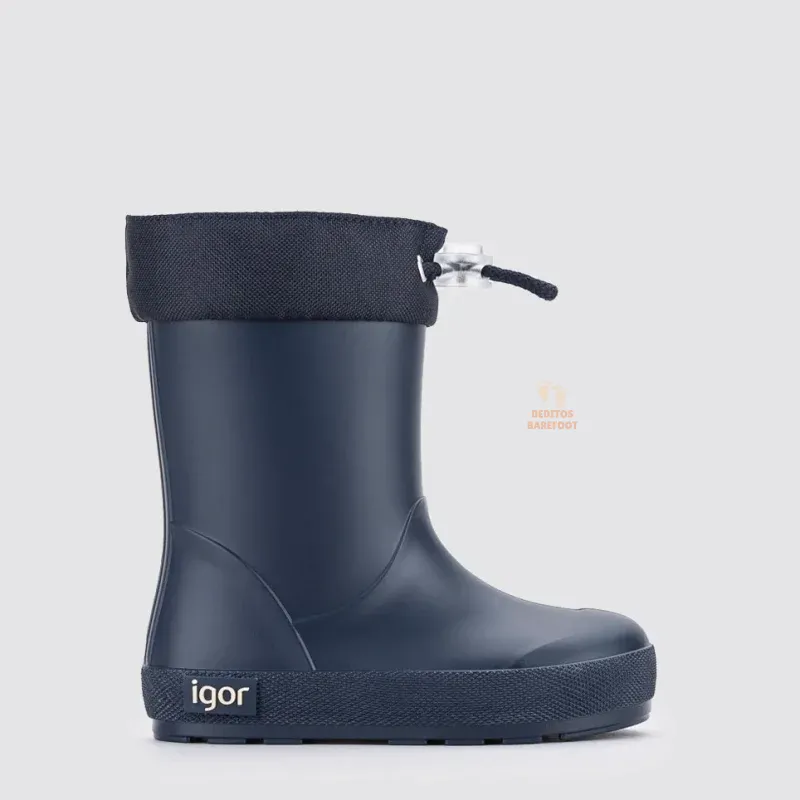 botas-agua-barefoot-igor-yogi-cuello-marino-azul.webp Botas de Agua Igor Yogi Cuello MARINO
