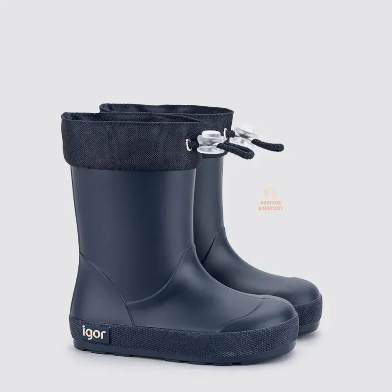 botas-agua-respetuosas-igor-yogi-cuello-marino-azul.webp Botas de Agua Igor Yogi Cuello MARINO