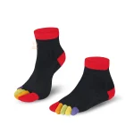 KNITIDO calcetines 5 dedos Rainbows Moods Short - 8303-131 Arco Iris Happy Toes
