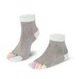 Calcetines Respetuosos 5 Dedos Knitido Arco Iris Marshmallow