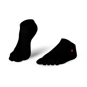 Calcetines Respetuosos 5 Dedos Knitido Track & Trail Ultralite Negro
