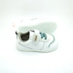 ZAPY - AH200479- BLANCO-AQUA (color blanco + cordones en color aguamarina)