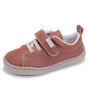 Deportivas Respetuosas Zapy Microfibra Marrón Cuero