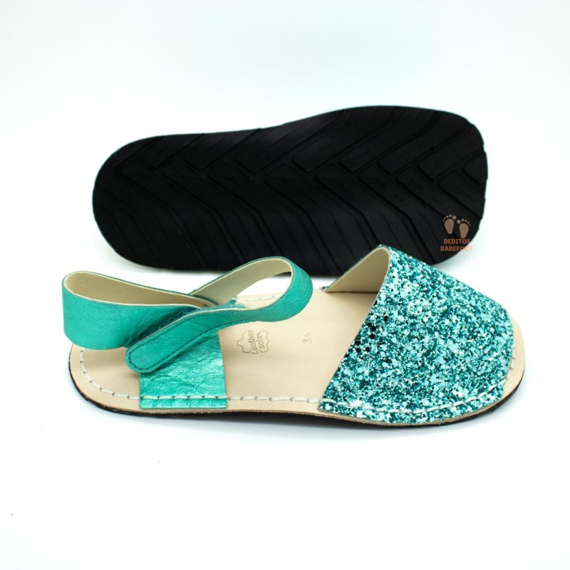 sandalias-barefoot-menorquinas-ria-glitter-jade-mujer.jpg Sandalias Menorquinas Respetuosas Ria Glitter