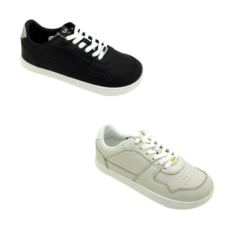 Calzado Barefoot B&W Conguitos GoFlex Sneaker 1003 en gris y negro