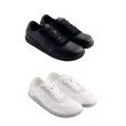 Zapatillas Barefoot Gioseppo Piel Solihull blanco y negro