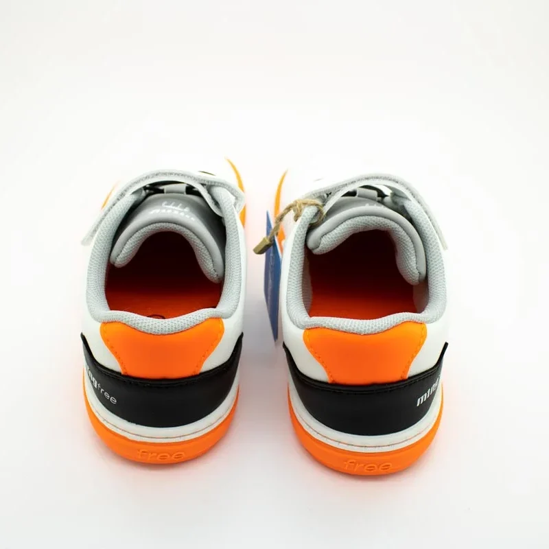 botas-futbito-barefoot-mustang-gamon-blanco-naranja botas-futbito-barefoot-mustang-gamon-blanco-naranja