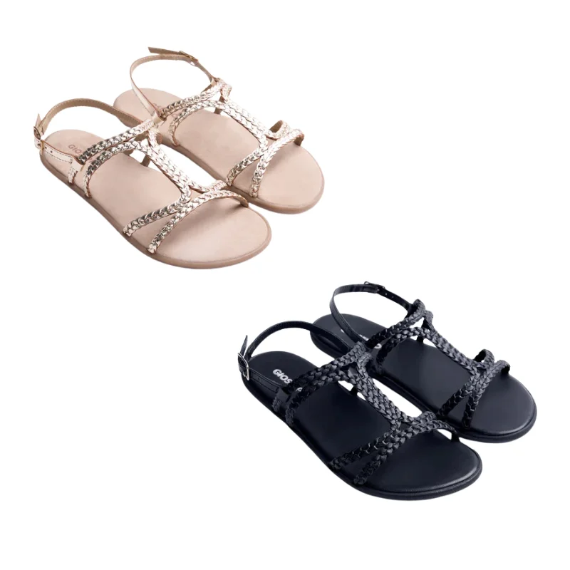 Sandalias Barefoot Gioseppo NEDELJA Sandalias Barefoot Gioseppo NEDELJA platino y negro