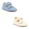 Sandalias Barefoot Primeros Pasos Froddo G11300 AZUL Y BLANCO
