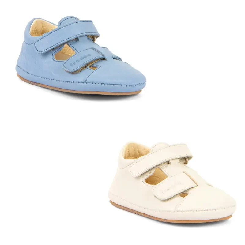 Sandalias Barefoot Primeros Pasos Froddo G11300 Sandalias Barefoot Primeros Pasos Froddo G11300 AZUL Y BLANCO