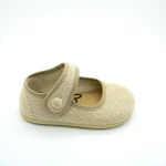 BATILAS merceditas X22/031/2 NATURAL con boton (beig)