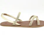 Sandalias Coqueflex 1563 MT/838-8MM AVORIO (brillante dorada)