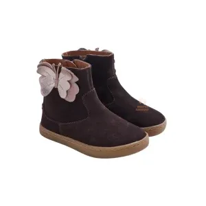 Botines Barefoot Niña Gioseppo 80580 con Mariposa marron