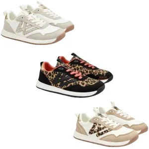 Zapatillas Barefoot B&W GoFlex Blanco – Glitter y Leopardo (1) multi-leopard