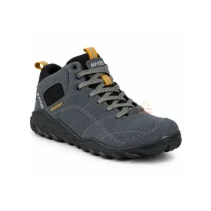 Botas Barefoot Impermeables Hombre Hi-Tec Loma Mid WP CharcoalInca Gold