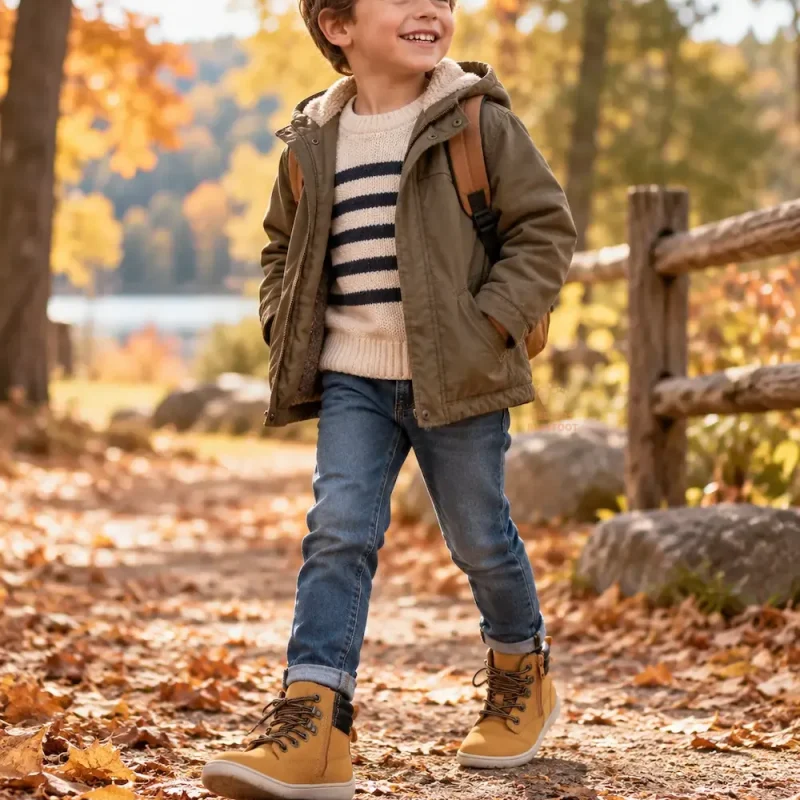 Botines Barefoot Niños Stitch & Walk Lemon A088-62947A nino Botines Barefoot Niños Stitch & Walk Lemon A088-62947A nino