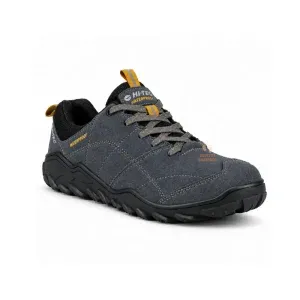 Zapatillas Barefoot Impermeables Hombre Hi-Tec Loma Low WP CharcoalInca Gold