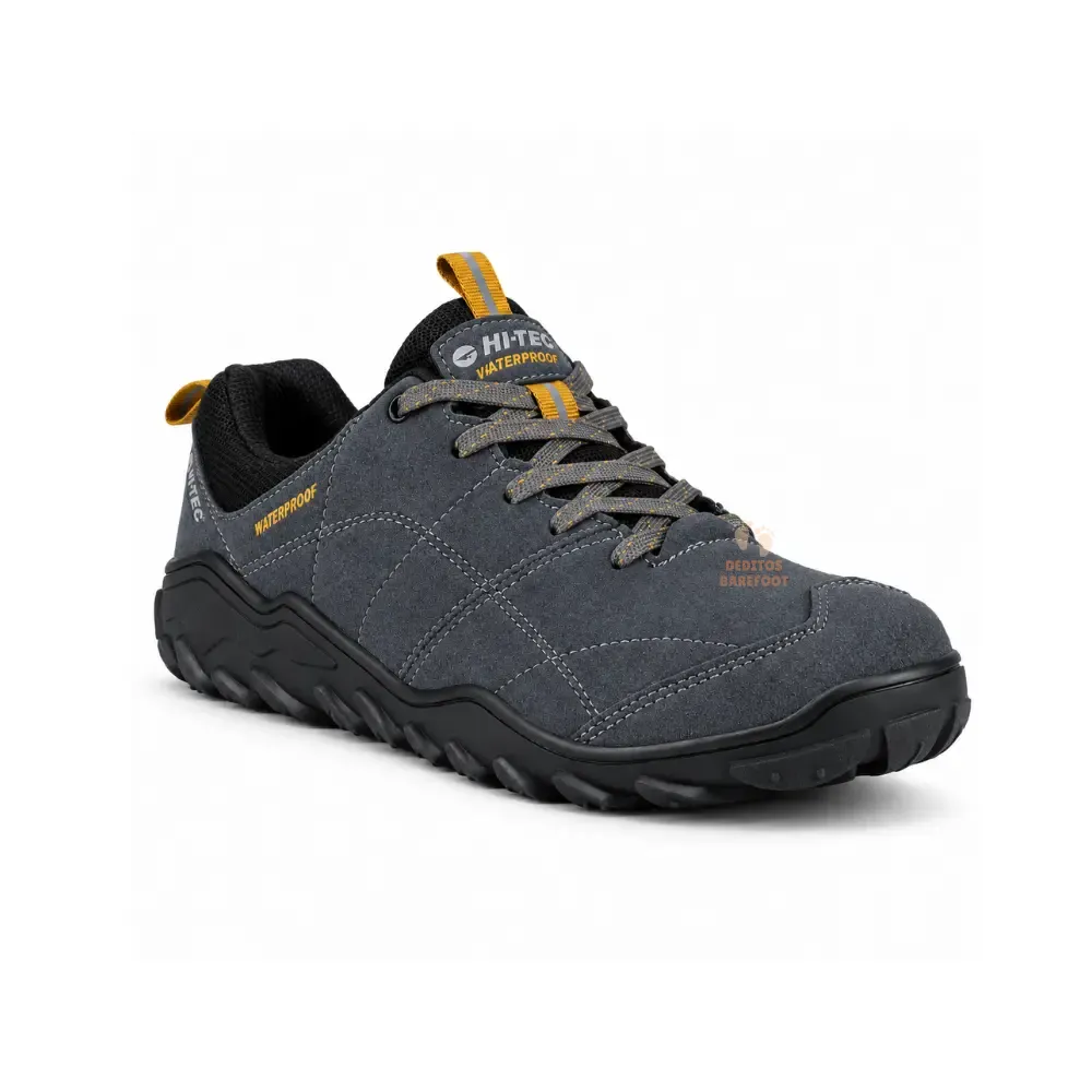 Zapatillas Barefoot Impermeables Hombre Hi-Tec Loma Low WP CharcoalInca Gold Zapatillas Barefoot Impermeables Hombre Hi-Tec Loma Low WP CharcoalInca Gold