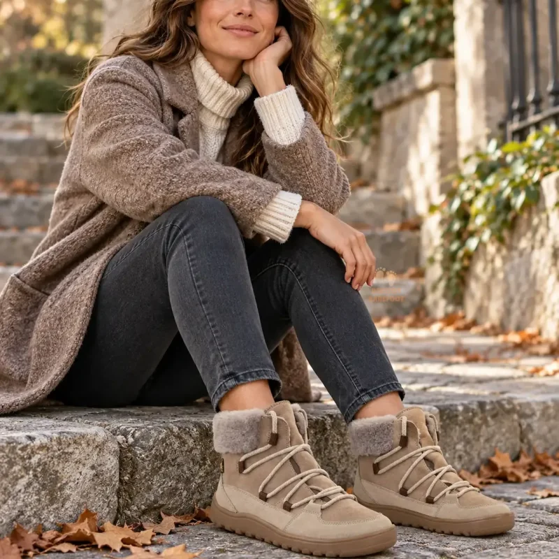 Botines Barefoot Impermeables Froddo UP Furry W TEX para Mujer TAUPE Botines Barefoot Impermeables Froddo UP Furry W TEX para Mujer TAUPE