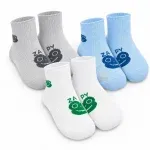 ZAPY calcetines AZUL, GRIS, BLANCO (compuesto por 3 pares de calcetines, uno blanco, uno azul y uno gris). Ref: C003