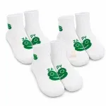 ZAPY calcetines BLANCO (compuesto por 3 pares de calcetines blancos). C001